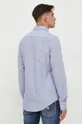 μπλε Βαμβακερό πουκάμισο Gant