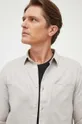 sivá Bavlnená košeľa Calvin Klein