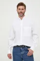 λευκό Πουκάμισο Calvin Klein Ανδρικά