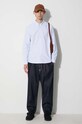 Бавовняна сорочка A.P.C. COGUH.H12499 блакитний AW23