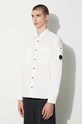 C.P. Company koszula GABARDINE BUTTONED SHIRT biały 15CMSH157A002824G