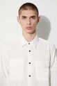 C.P. Company camicia GABARDINE BUTTONED SHIRT 15CMSH157A002824G bianco