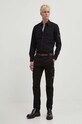 Odzież C.P. Company koszula GABARDINE BUTTONED SHIRT 15CMSH157A002824G czarny