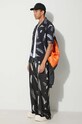 Marcelo Burlon cămașă din bumbac Aop Wind Feather Hawaii CMGG001F23JER0011001 negru AW23