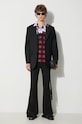 Neil Barett koszula LOOSE HAWAIIAN CHECK WITH BOLTS PBCM186.V024.1495 czerwony AW23