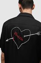 Oblečenie Košeľa AllSaints VENDETTA MS064Z čierna