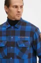 μπλε Βαμβακερό πουκάμισο Universal Works L/S Utility Shirt