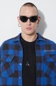 Universal Works cămașă din bumbac L/S UTILITY SHIRT 29177 albastru