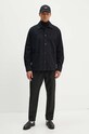Universal Works camicia in cotone TRAVAIL OVERSHIRT 29905 nero AW23