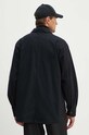 Abbigliamento Universal Works camicia in cotone TRAVAIL OVERSHIRT 29905 nero