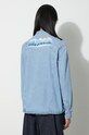 Odzież Corridor koszula jeansowa Mountain Embroidery Western WT0067 niebieski