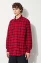 Filson cotton shirt Alaskan Guide Shirt red FMCAM0005