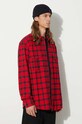 Βαμβακερό πουκάμισο Filson Alaskan Guide Shirt κόκκινο FMCAM0005