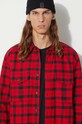 Βαμβακερό πουκάμισο Filson Alaskan Guide Shirt FMCAM0005 κόκκινο
