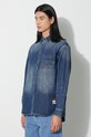 Clothing Evisu denim shirt Seagull Appolique 2EAHTM3SL8012RXCT blue