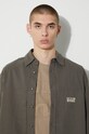 Evisu camicia in cotone Camuflage Brushstoke Daicock Print 2EAHTM3SL8014RXCT verde