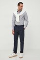 Ρούχα Βαμβακερό πουκάμισο United Colors of Benetton 5IKHUQ034.901 λευκό