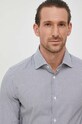 Βαμβακερό πουκάμισο United Colors of Benetton 5IKHUQ034.901 λευκό