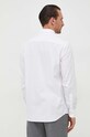 Ρούχα Βαμβακερό πουκάμισο United Colors of Benetton 5M6MUQ03R.903 λευκό
