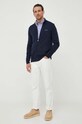 Ρούχα Βαμβακερό πουκάμισο United Colors of Benetton 5TUGUQ03S.901 μωβ