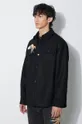 negru Undercover geacă cu aspect de cămașă Shirt Blouse