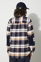 Clothing Barbour cotton shirt Mountain Tailored Shirt MSH5361 navy