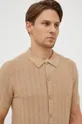 Michael Kors maglione con aggiunta di seta beige