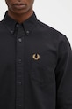 Pamučna košulja Fred Perry crna M5516.R88