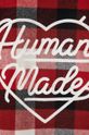 Human Made camicia in lana Wool Beaverblock Check HM26SH011