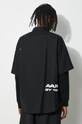 Odzież AAPE koszula bawełniana Long Sleeve Shirt Mock Layer AST8464 czarny