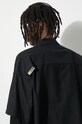 AAPE koszula bawełniana Long Sleeve Shirt Mock Layer AST8464 czarny