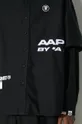 Хлопковая рубашка AAPE Long Sleeve Shirt Mock Layer