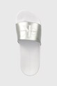 Šľapky Calvin Klein Jeans SLIDE NY PEARL biela YW0YW01243