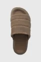 Semišové pantofle adidas Originals Adilette Essential  Svršek: Semišová kůže Vnitřek: Textilní materiál Podrážka: Umělá hmota