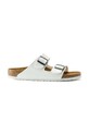 Birkenstock ciabatte slide Arizona BF flat bianco 552683