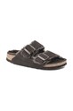 Birkenstock klapki zamszowe Arizona 1020528 brązowy AW23