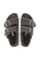 Birkenstock klapki zamszowe Arizona 1020528 brązowy