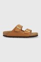 Birkenstock klapki Arizona syntetyczny brązowy 1024015