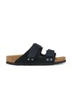 Замшевые шлепанцы Birkenstock Uji венский чёрный 1024810
