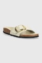 Birkenstock bőr papucs Madrid 1025298 bézs SS25