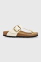 Žabky Birkenstock Gizeh textilný béžová 1025503