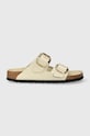 Birkenstock slapi de piele Arizona piele bej 1026128.Arizona