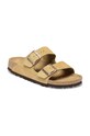 Замшеві шльопанці Birkenstock Arizona 1026174 бежевий AW23