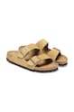 Birkenstock ciabatte slide in camoscio Arizona beige 1026174