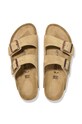Замшеві шльопанці Birkenstock Arizona 1026174 бежевий
