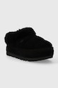 UGG papuci din piele intoarsa Tazzlita 1146390.BLK negru AW23