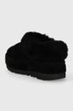 Obuwie UGG kapcie zamszowe Tazzlita 1146390.BLK czarny