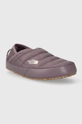 The North Face slippers violet