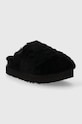 Μάλλινες παντόφλες UGG Fuzz Sugar Slide 1135132.BLK μαύρο AA00