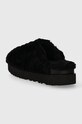 Παπούτσια Μάλλινες παντόφλες UGG Fuzz Sugar Slide 1135132.BLK μαύρο